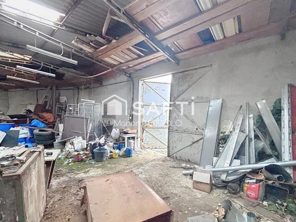 Auterive, Hangar à rénover et terrain à 120 000€
