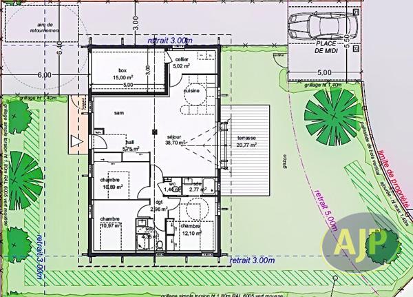 Vente maison Biscarrosse : 450 000 € - AJP Immobilier Biscarrosse