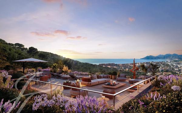 Hauteurs de Cannes Projet d'exception Fabuleuse villa neuve avec vue mer panoramique