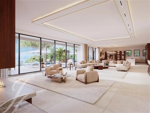Hauteurs de Cannes Projet d'exception Fabuleuse villa neuve avec vue mer panoramique