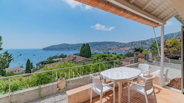 Charmante maison de vacances avec vue sur la baie de Villefranche-sur-Mer