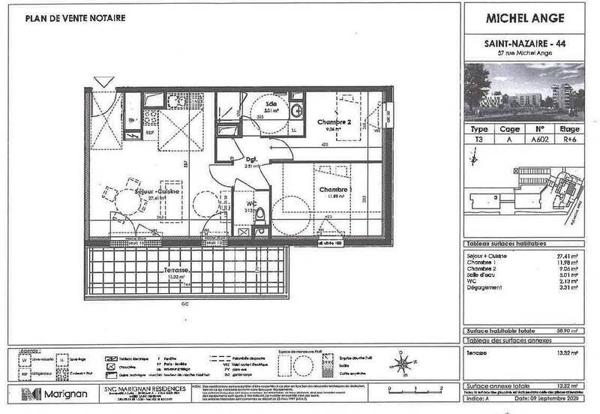 Appartement 3 pièces - 44600 Saint-Nazaire