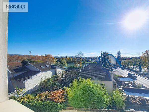 Appartement Loyettes 4 /6 pièce(s) 100 m² avec balcon, cave et garage