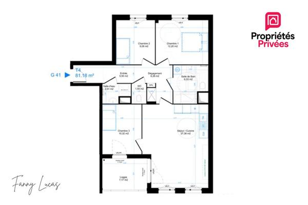 APPARTEMENT GIF-SUR-YVETTE - 4 PIECES DE 81.18 m² AVEC LOGGIA