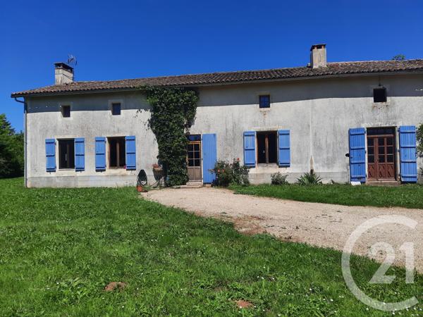 Maison à vendre  7 pièces - 171 m 2   BRIOUX SUR BOUTONNE  - 79