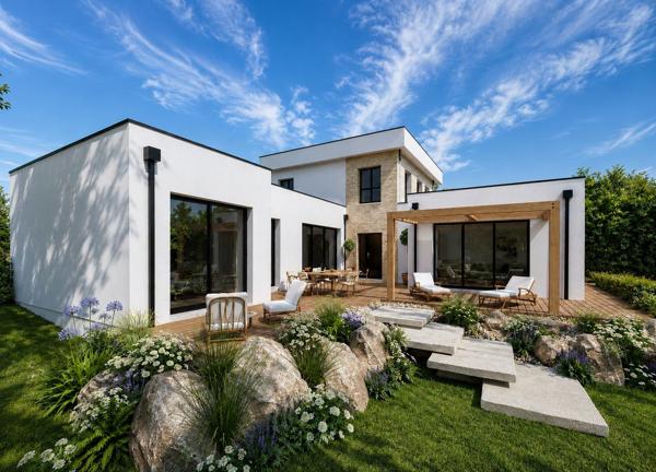 Terrain + Maison à vendre 6 pièces - 155 m²