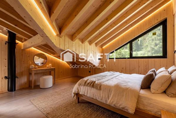 LA PLAGNE – CHALET INDIVIDUEL 142 m² – 6 CHAMBRES – ESPACE BIEN-ÊTRE – SKIS AUX PIEDS – DOMAINE SKIABLE PARADISKI
