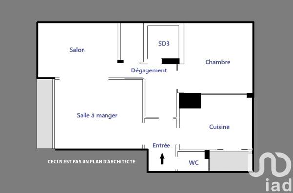 Appartement à vendre 3 pièces 67 m² Colombes
