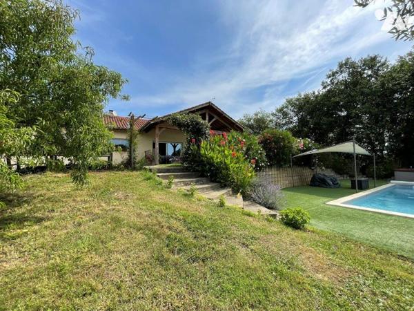 Dans le triangle MARCIAC/VILLECOMTAL/MIELAN Rare: belle propriété récente sur 2ha72a82ca au calme.