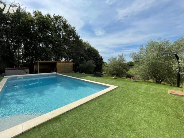 Dans le triangle MARCIAC/VILLECOMTAL/MIELAN Rare: belle propriété récente sur 2ha72a82ca au calme.