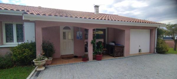 Maison de plain-pied à vendre à Josse (40230) – jardin et piscine hors-sol