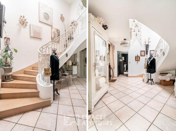 Demeure de style Mansart avec jardin aux accents méditerranéens