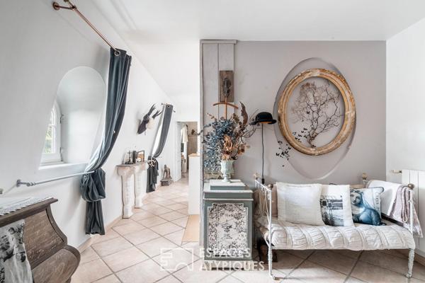 Demeure de style Mansart avec jardin aux accents méditerranéens