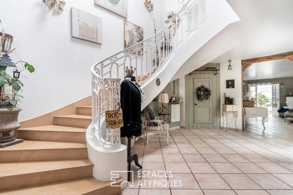 Demeure de style Mansart avec jardin aux accents méditerranéens