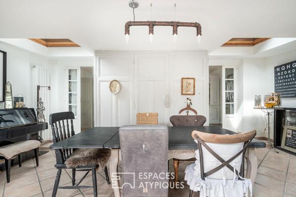Demeure de style Mansart avec jardin aux accents méditerranéens