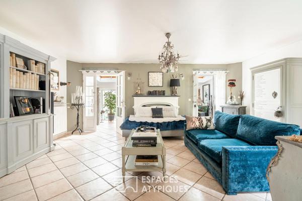 Demeure de style Mansart avec jardin aux accents méditerranéens