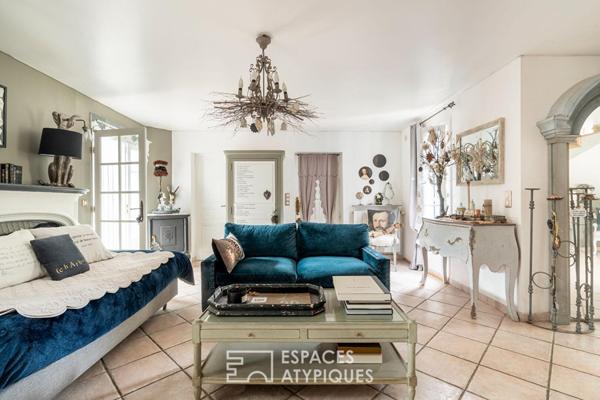 Demeure de style Mansart avec jardin aux accents méditerranéens