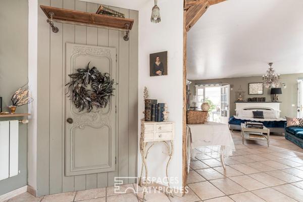 Demeure de style Mansart avec jardin aux accents méditerranéens