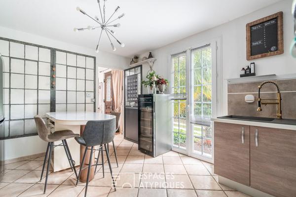 Demeure de style Mansart avec jardin aux accents méditerranéens