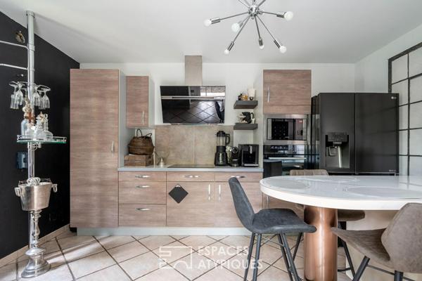 Demeure de style Mansart avec jardin aux accents méditerranéens