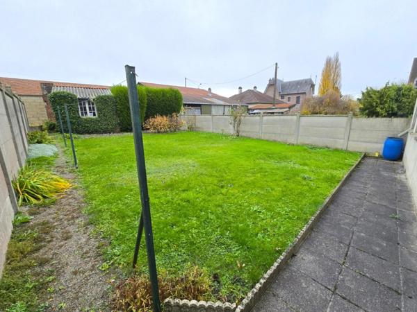 HIRSON (02) - Vente maison 3 chambres avec garage et jardin.