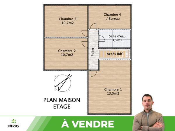 Maison 6 pièces - 90 m² Exclusivité