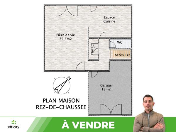Maison 6 pièces - 90 m² Exclusivité