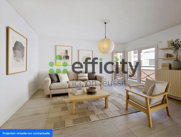 Appartement 2 pièces - 52 m² Exclusivité efficity