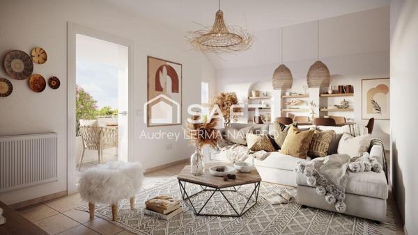 Appartement 2 chambres en Rez de jardin avec garage et parking dans résidence neuve et sécurisée.