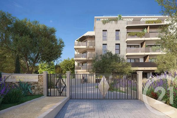 Appartement F3 à vendre  3 pièces - 63,60 m 2   ANTIBES  - 06