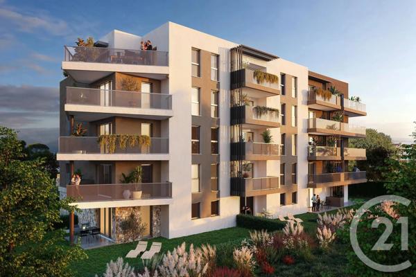 Appartement F3 à vendre  3 pièces - 63,60 m 2   ANTIBES  - 06