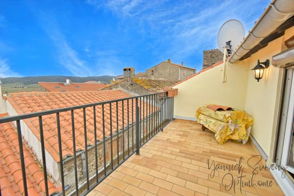 Maison de village 2 faces + terrasse à MONTNER (66)