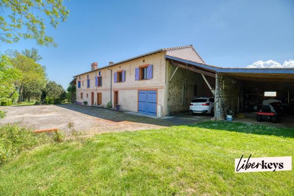 Maison T6 garage, annexes, terrain cadre exceptionnel.
