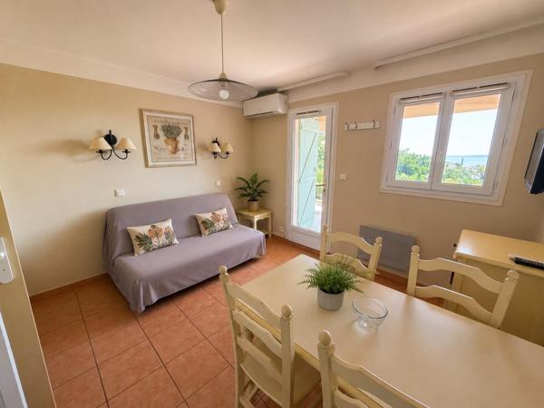 Studio vue mer – Résidence avec 2 piscines – Les Issambres – Idéal investissement locatif