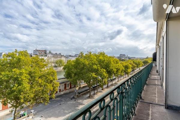 QUAI DE LA TOURNELLE - VUES NOTRE-DAME, SEINE, et ILE SAINT LOUIS - 228,54 m² + balcon + parking