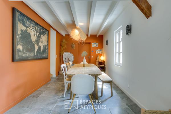 Airial landais du XIXe siècle rénové, piscine et parc arboré à 10 min de l’océan