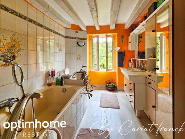 ANCIEN MOULIN DE 160 M², L’ENSEMBLE SUR SON PARC 3755 M² DE TERRAIN CLOS :