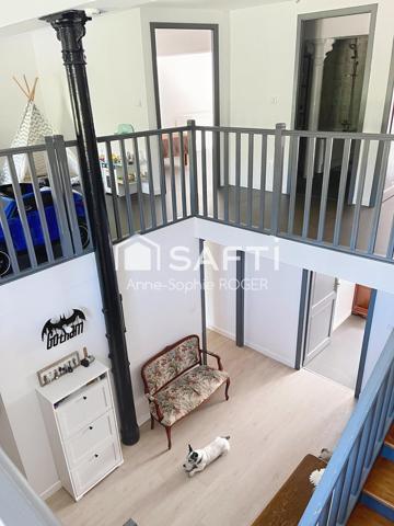 Charment F5 de 141m² avec 3 places de parking