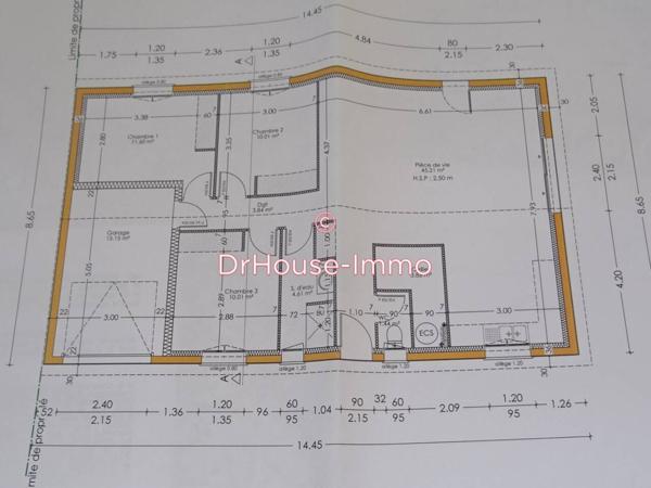 Maison à vendre 5 pièces de 105 m²