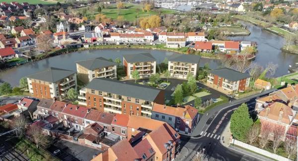 Appartement Gravelines 2 pièce(s) 41 m2 avec terrasse 8m² et parking