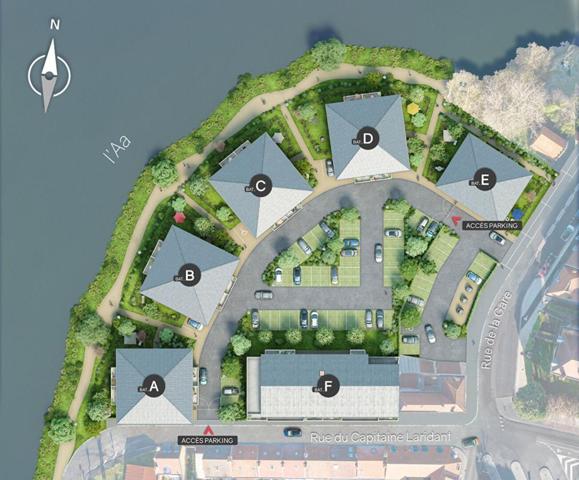 Appartement Gravelines 2 pièce(s) 41 m2 avec terrasse 8m² et parking