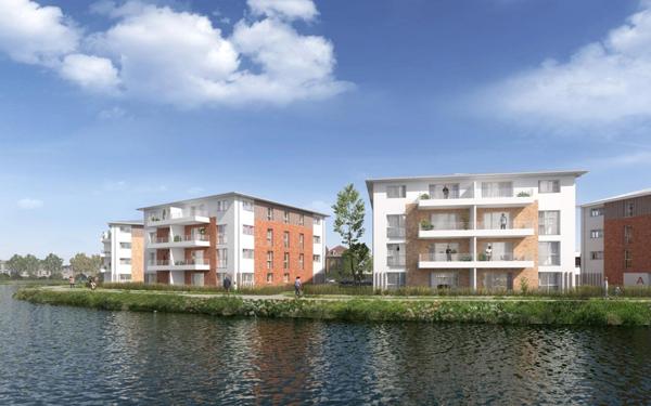 Appartement Gravelines 2 pièce(s) 41 m2 avec terrasse 8m² et parking