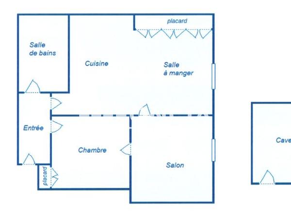 Location Appartement 2 pièces 55.39 m² - 3 Place du 23 Aout Bourgoin Jallieu 38300