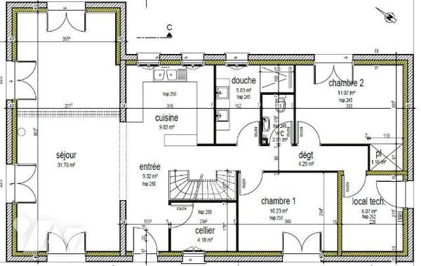 Maison neuve - 4 chambres - terrain de 6092m²