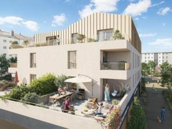 appartement à vendre 3 pièces THIONVILLE (57), avec loggia de 10,80 m² et parking en sous sol