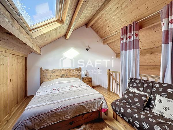 À quelques pas du départ des pistes de ski