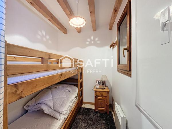 À quelques pas du départ des pistes de ski