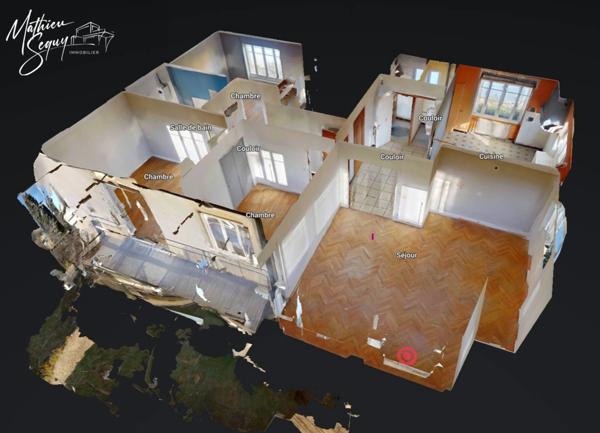 Au calme, appartement de 114m² avec jolie vue sur les Monts du Lyonnais