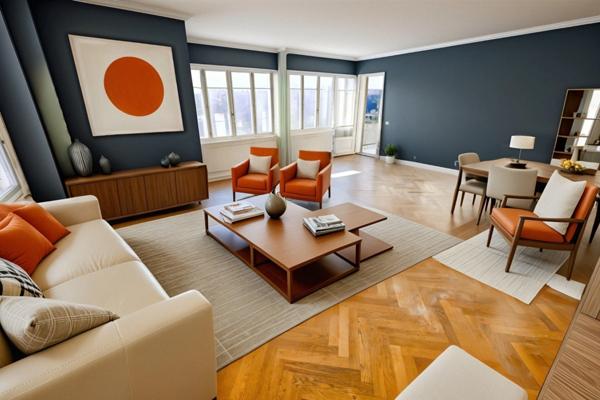 Au calme, appartement de 114m² avec jolie vue sur les Monts du Lyonnais