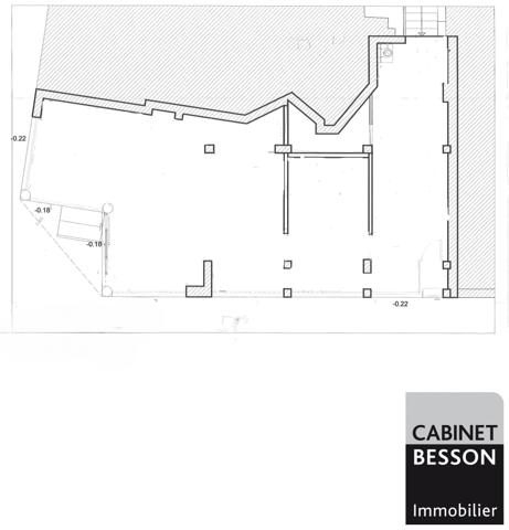 A louer LOCAL 115 m² rue Marcel Porte proche place Gustave Rivet